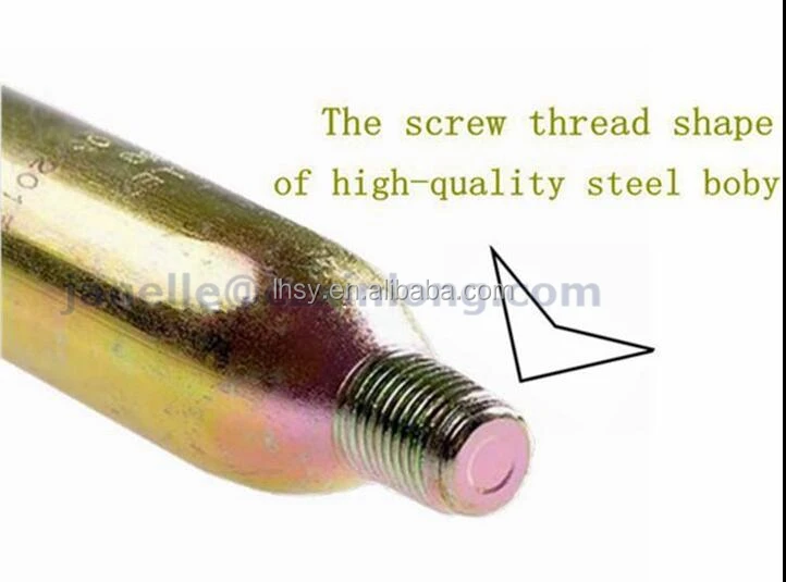 horse riding airbag co2 cartridge 60cc 182g used for motorcycle airbag