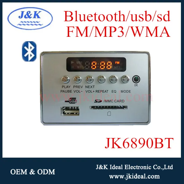Jk6890bt Mp3 Bluetooth модуль с usb sd карты