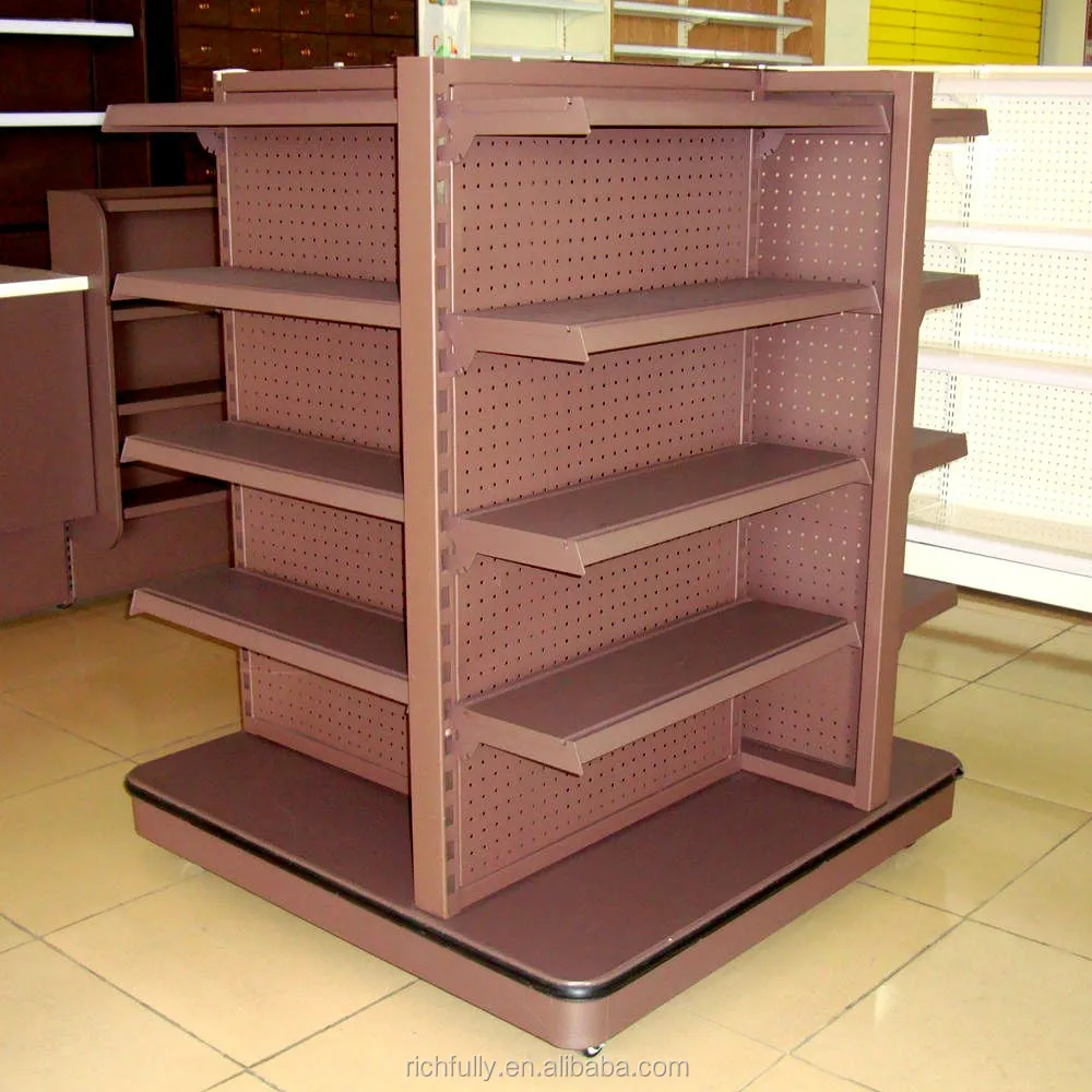 Four sides display stand for store shelf / supermarket shelf