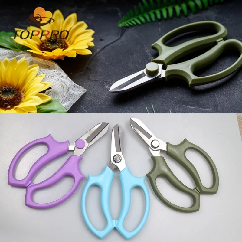 
Professional Garden Tools Carbon Steel Flower Floriculture Scissor For Flower Cutting 