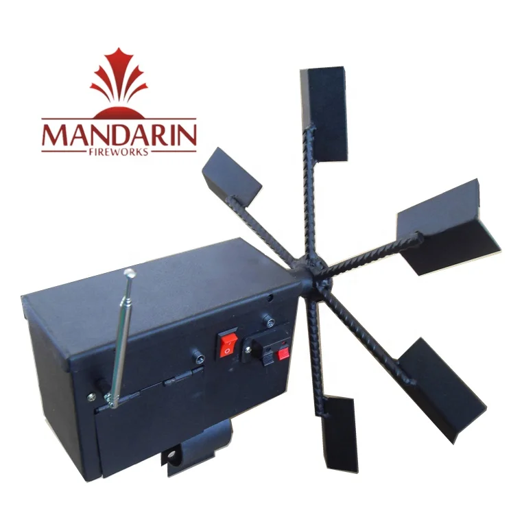 ELT01R Stage special effect rotating fireworks firing system by wireless remote control