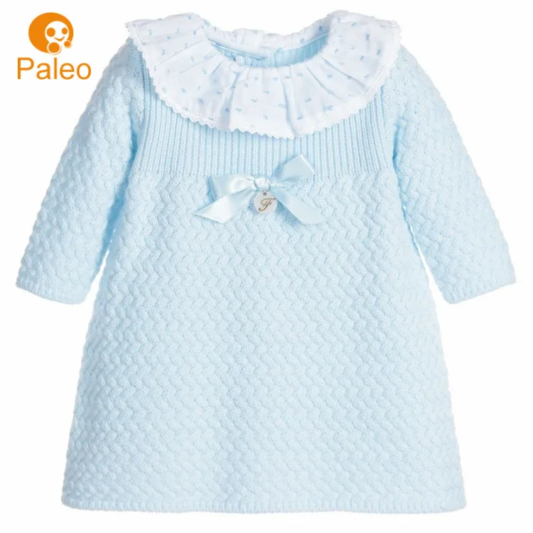 OEM ODM Factory Boutique Cotton Knitted Clothing Baby girl dress