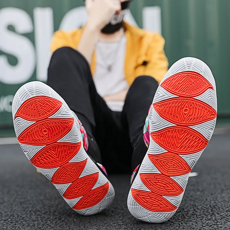 
Owen black running sport causal branded basketball men shoes 