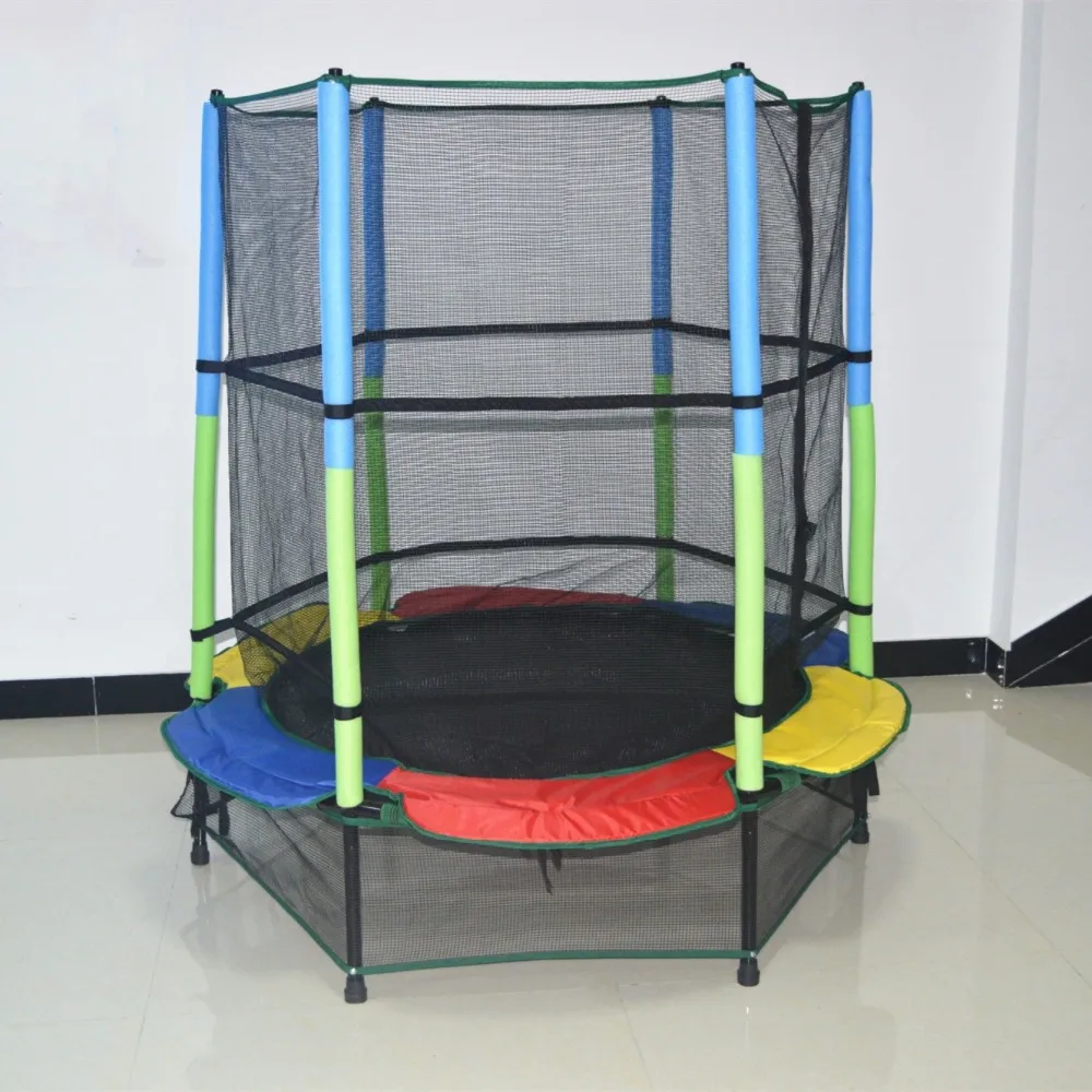 
sport entertainment child toy and gift mini trampoline 55inches indoor trampoline 