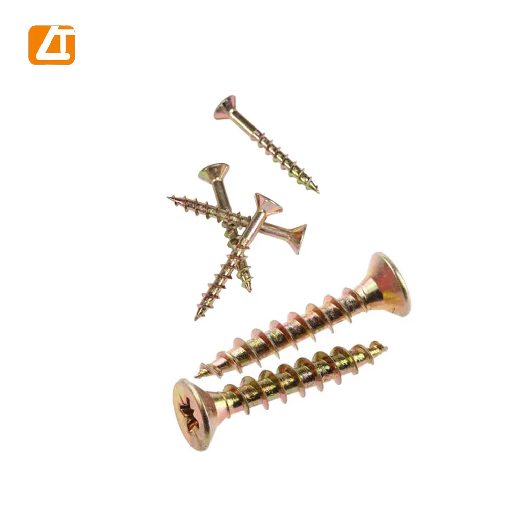 tornillo para melamina countersunk head single line tornillo de aglomerado