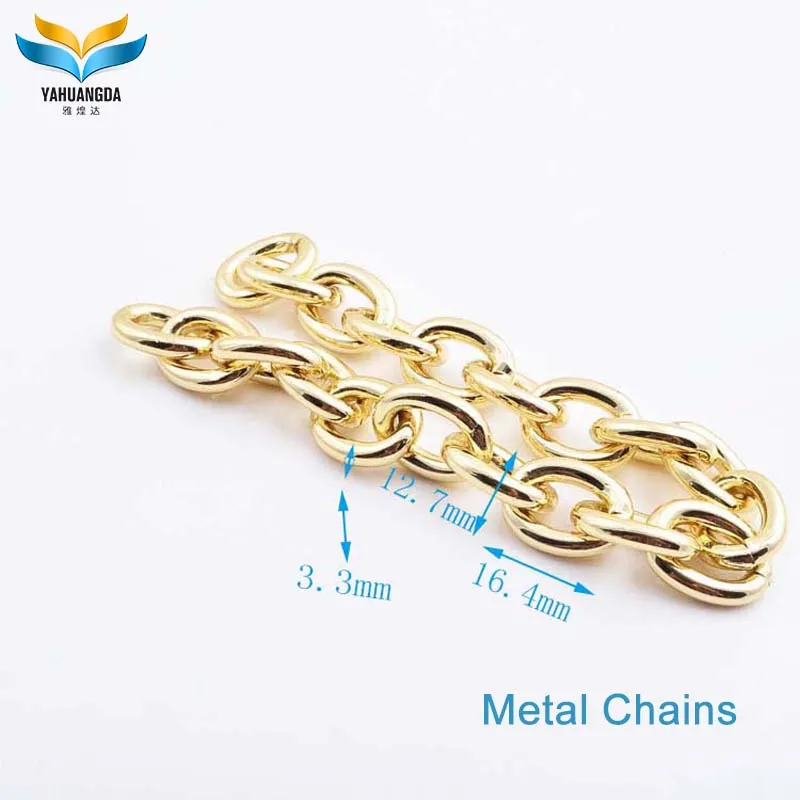 Meral fashion women leather bag chain bag fittings iron chain aluminum chain for handbags