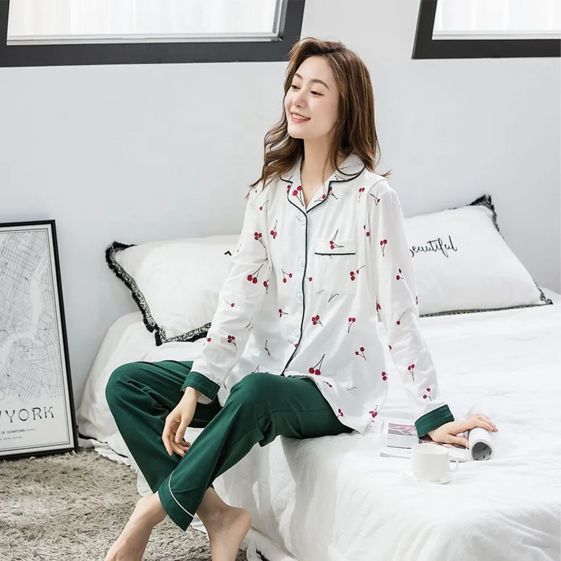
Women Pregnancy Pajamas Maternity Long Sleeve Cotton Sleepwear Pregnant Nursing Clothes Sets Drop shipping 