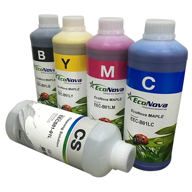 Hot Sale High Quality Fast Dry Water Based Eco Solvent Ink For Eps Dx5 i3200