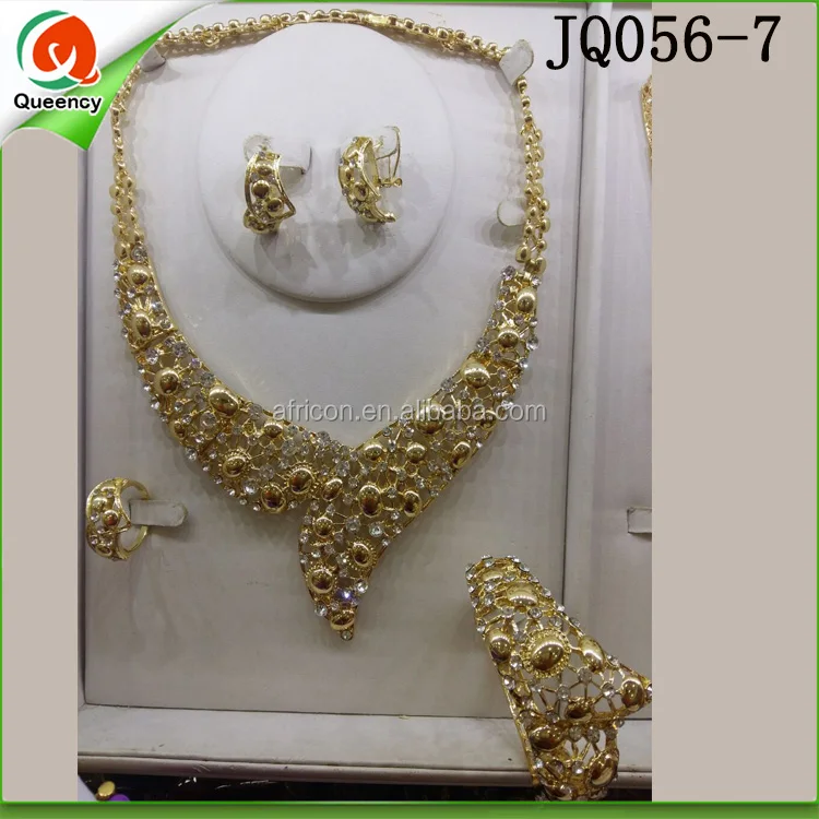 dubai gold jewelry set gold plated jewelry sets jewelry manufacturer in china JQ056-7