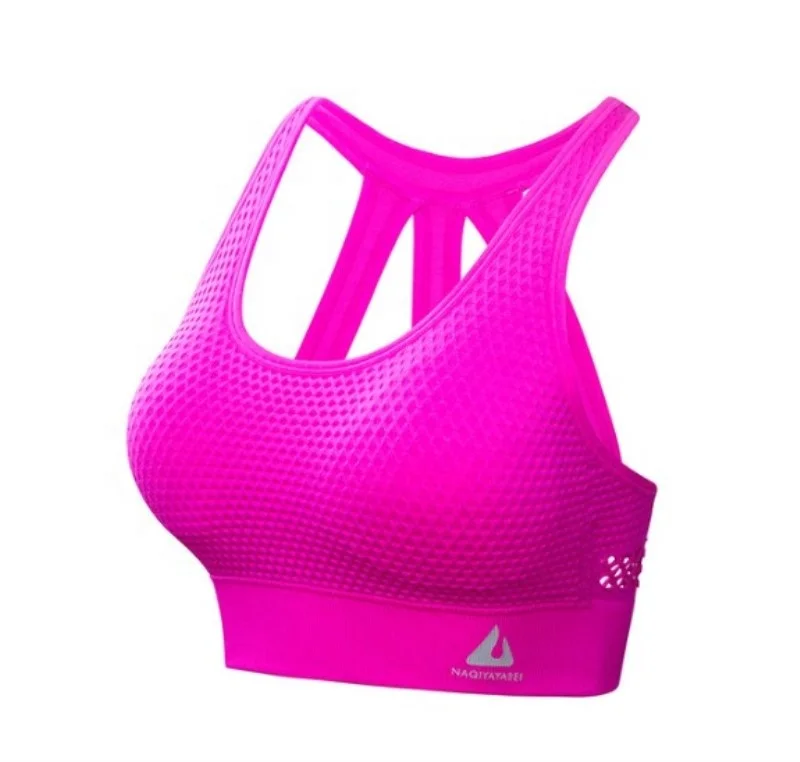 
Women Sports Bra High Impact for Fitness Yoga Running Pad Cropped Top SportsWear Tank Tops Sports Push Up Bra Women 