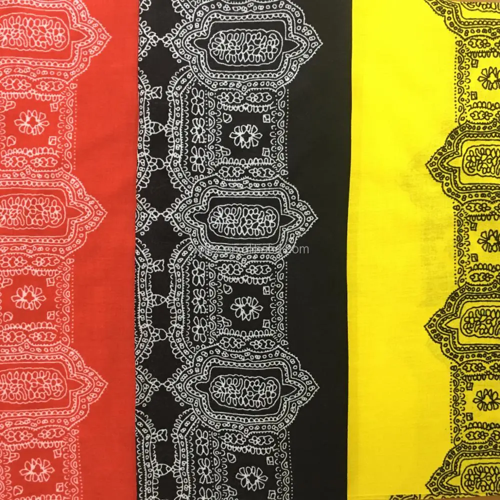 
Woven technics printed soft touch rayon fabric 100% viscose baati 