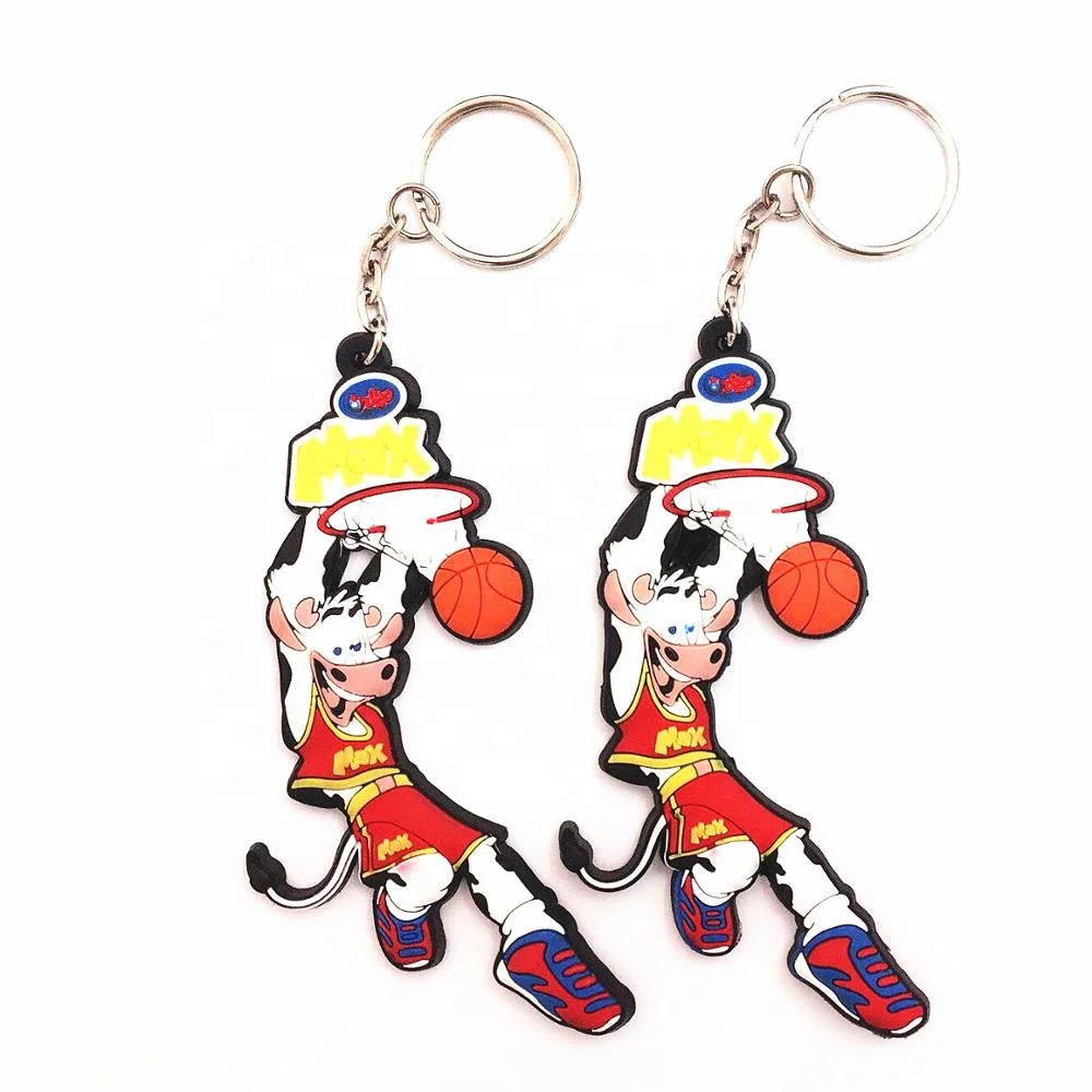 Guangzhou factory custom 3d pvc keychain