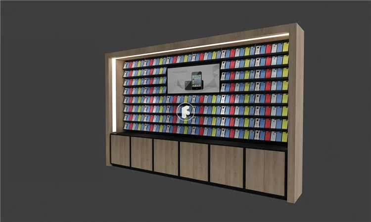 Factory Price Mobile Phone Display Stand Hanging Mobile Phone Accessories Display Shelves For Shop Decoration