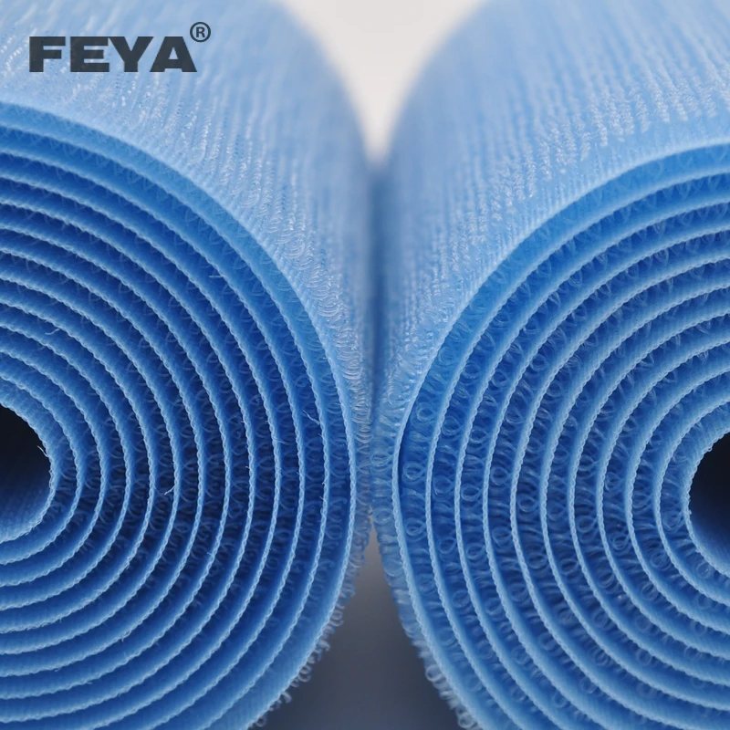 Professional factory quality reusable stretch elastic unnapped loop and hook strap