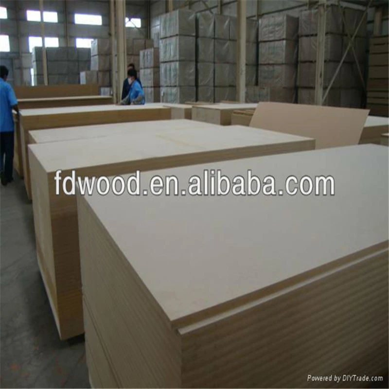 
1220*2440mm 12mm Raw MDF Plain MDF 