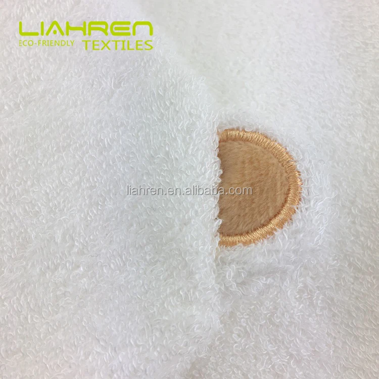 Liahren organic bamboo baby bath mitten bath sponge glove with cute animal pattern