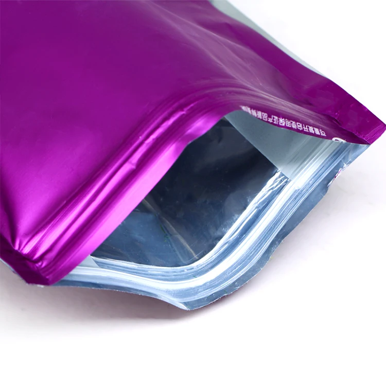 Factory Directly Flat Bottom Food Plastic Bag, Sac De Cafe With Logo Printing/