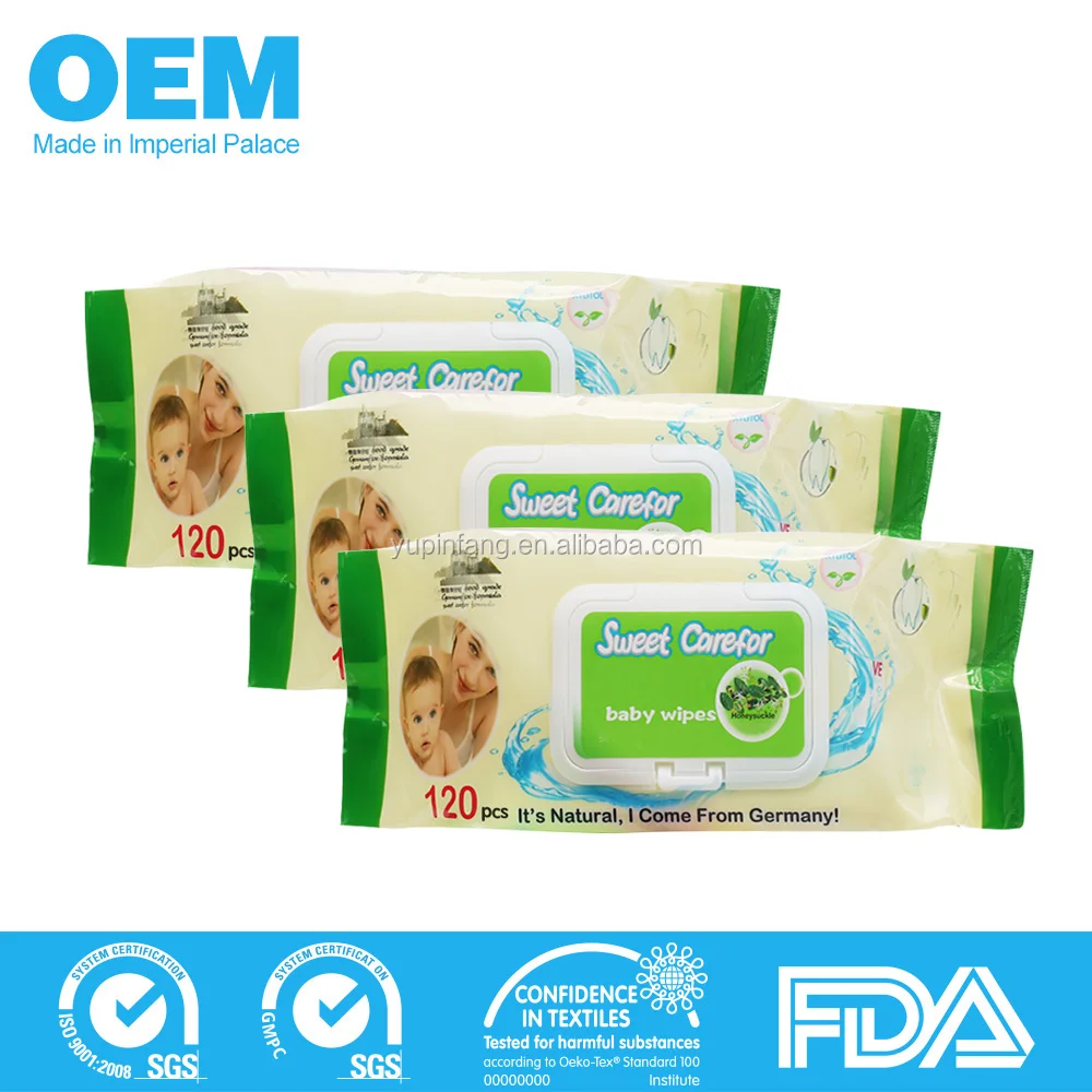 OEM & ODM natural soft  baby cheap wet wipes baby moist towelettes baby wipes case