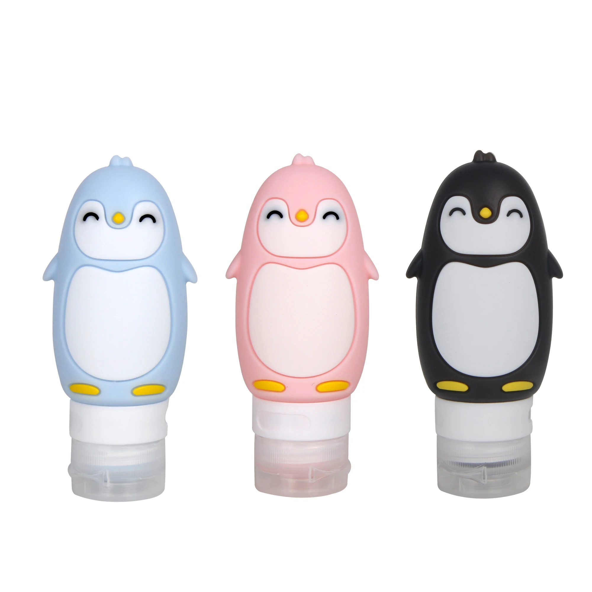 Портативный упаковочный пластиковый tsa утвержденный Сжимаемый милый Косметический Силиконовый Набор для путешествий