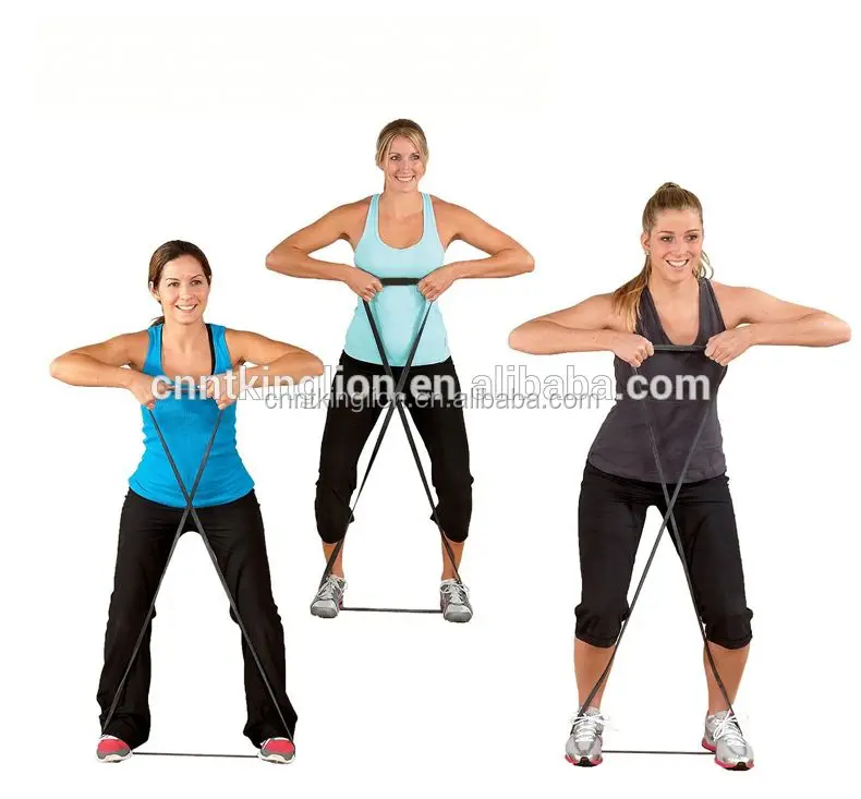 Door Gym Anchor Latex Resistance Pull Up Work Out Ballet Stretching Power Band With Hook