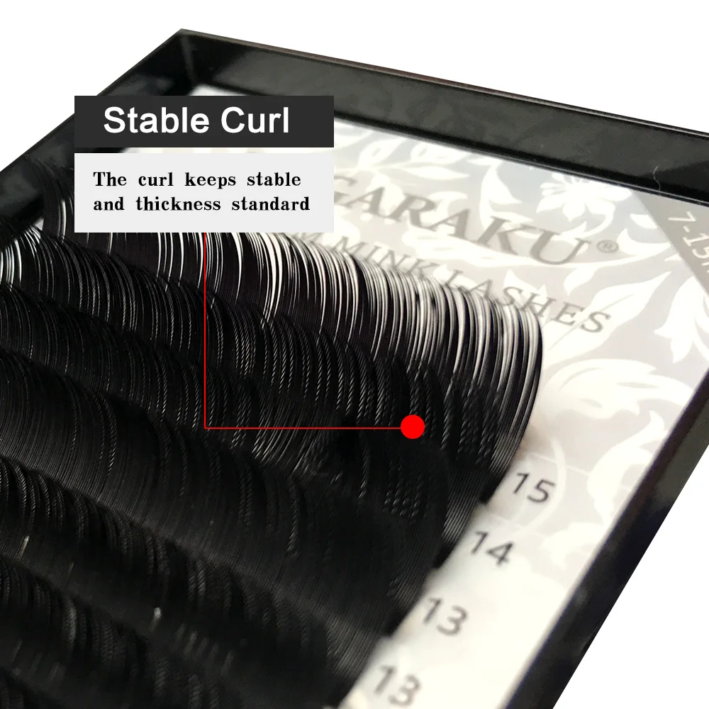 
individual eyelashes eyelash extension wholesale mink eyelash OEM lashes 