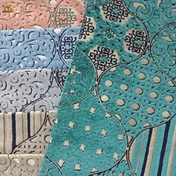New arrival Luxury heavy Jacquard cut woven velvet fabric for sofa and upholstery sell per roll