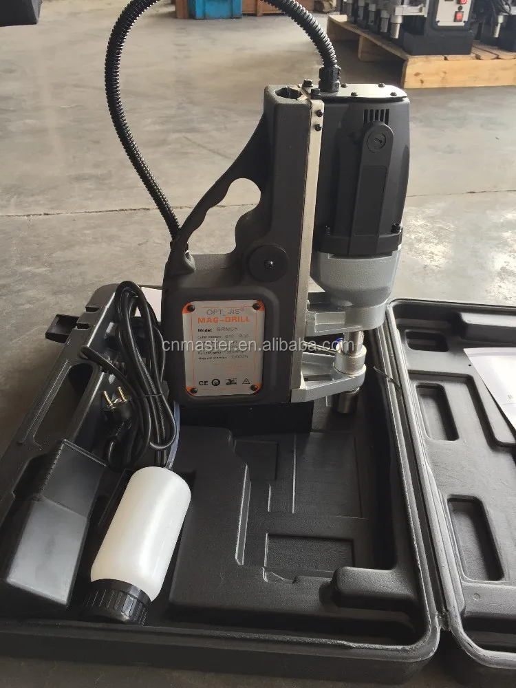 2 speeds 50mm steel board drilling Portable Magnetic Drill Machine