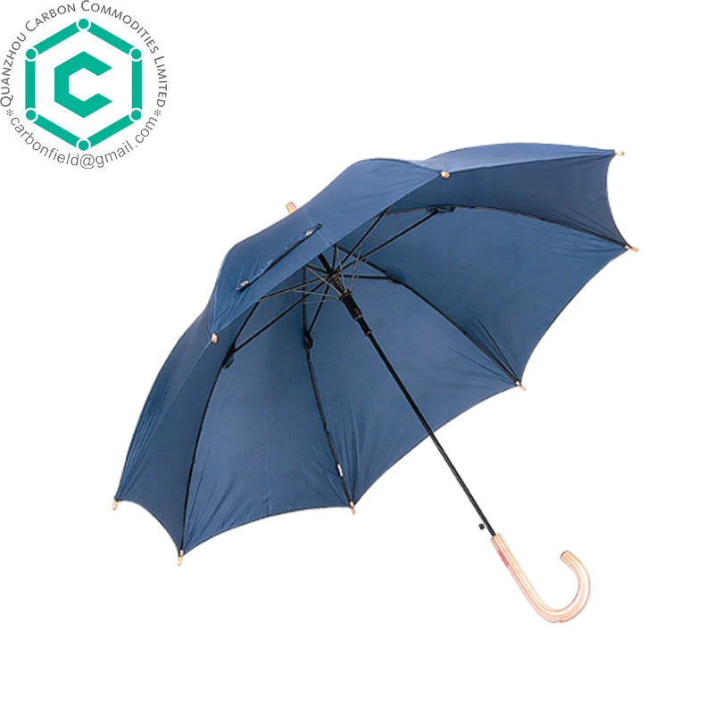Auto Straight Blue Sky White Cloud Umbrella