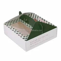 Wholesale custom printed high quality paper donut packaging box,donut box with clear window,packaging box for donut