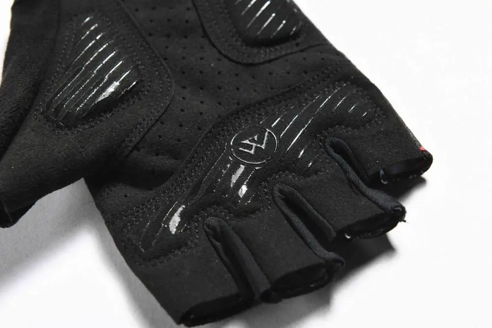 Custom Design Semi-Finger Mountain Bike Half Finger Cycling Gloves