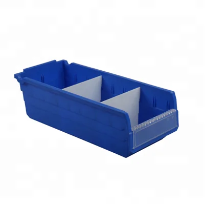 plastic storage warehouse shelf tray bin