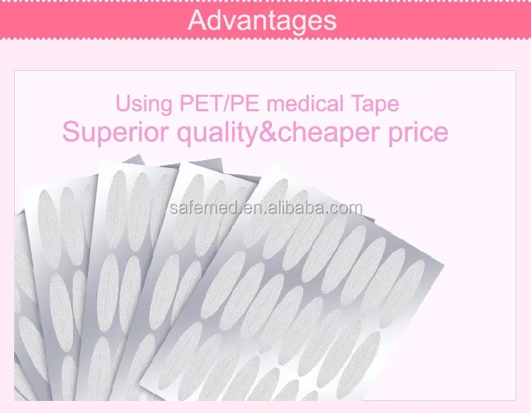Super quality double sided eyelid tape/single sided eyelid tape/Double eyelid tape