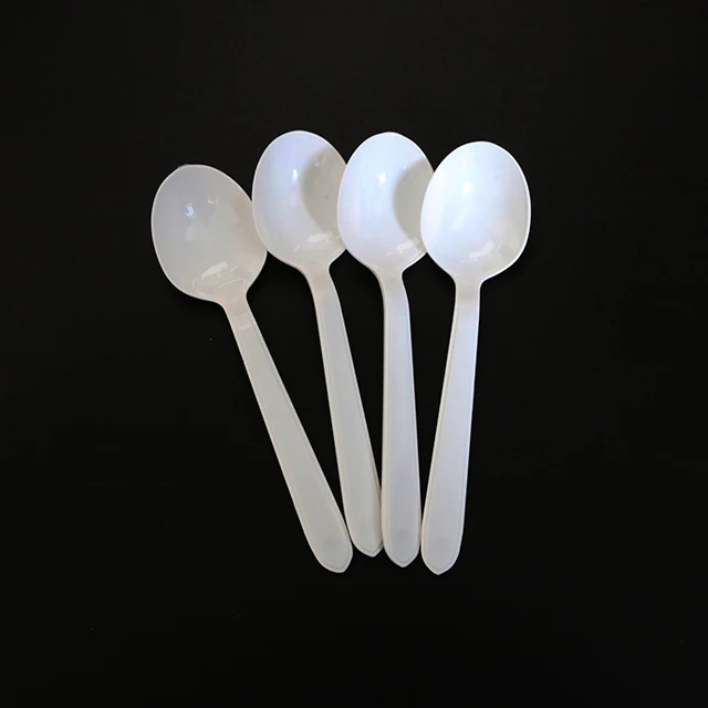 Eco-friendly disposable pp plastic party spoon