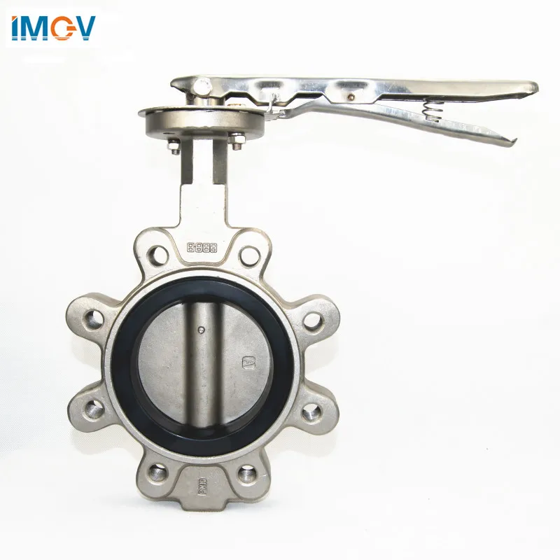 CHINA 4-12 Inch Stainless Steel Body epdm Seat Manual Lug Butterfly Valve