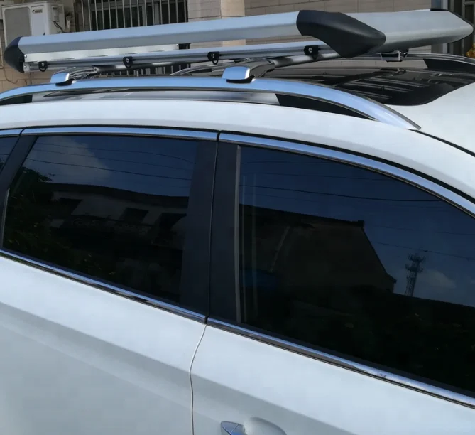 Silver Aluminum Roof Top Luggage Holder/Cargo Carrier Basket for 4X4 SUV