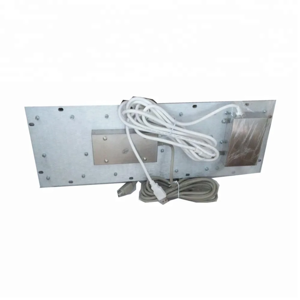 
Industrial Stainless Steel Metal Waterproof USB Keyboard with Trackball Touch Screen 