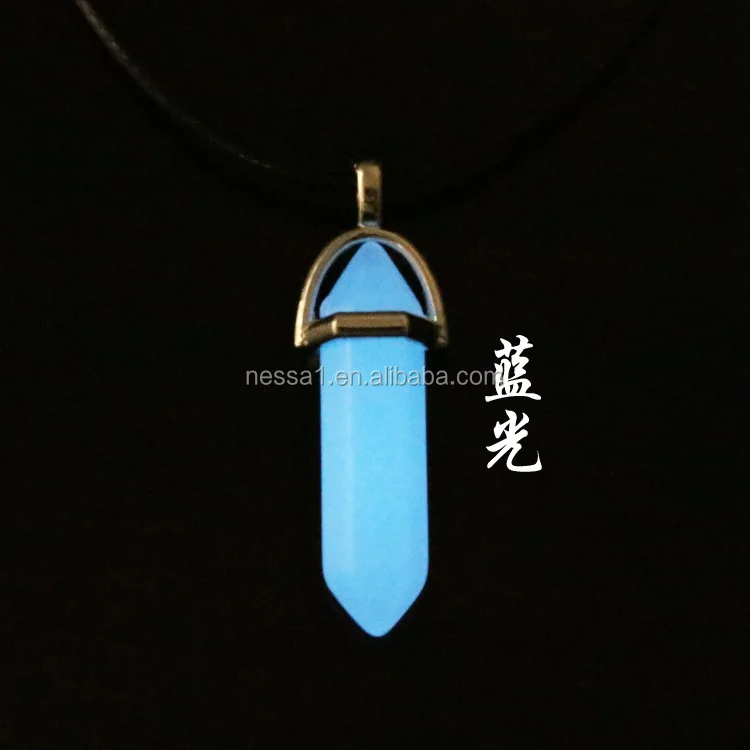 Fashion moonstone necklace glow in the dark necklace Wholesale ST-0005