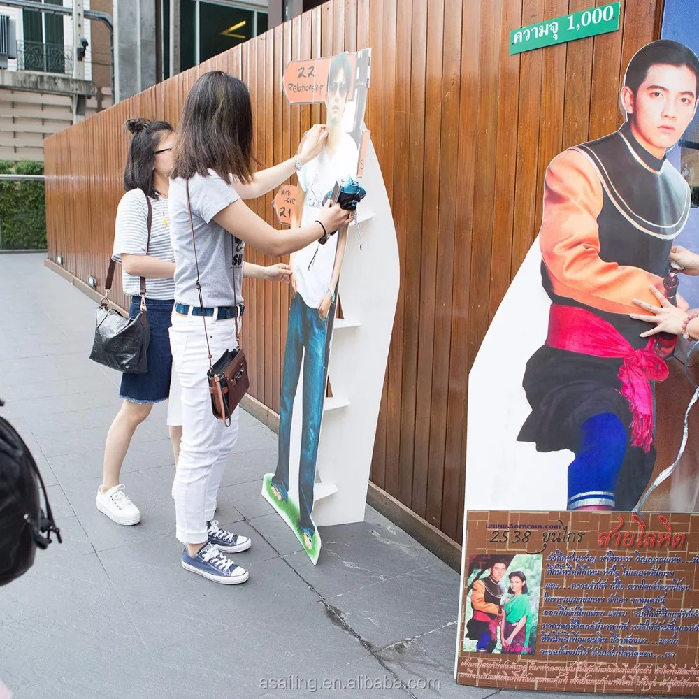 movie poster cardboard,life size board pvc foam sheet display