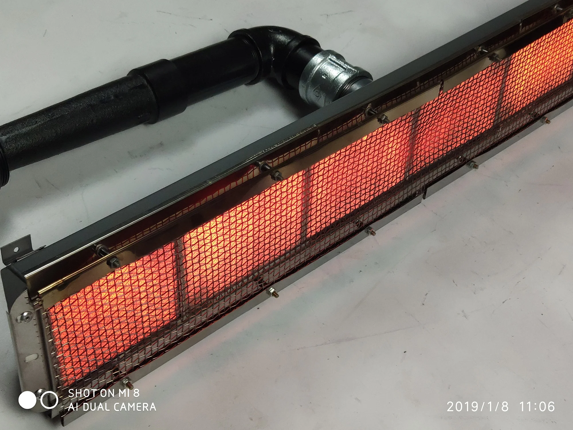 2024 Gas-saving IR Gas Burner HD242 for Industrial Infrared Ovens in Powder Coating, Curing, and Thermoforming