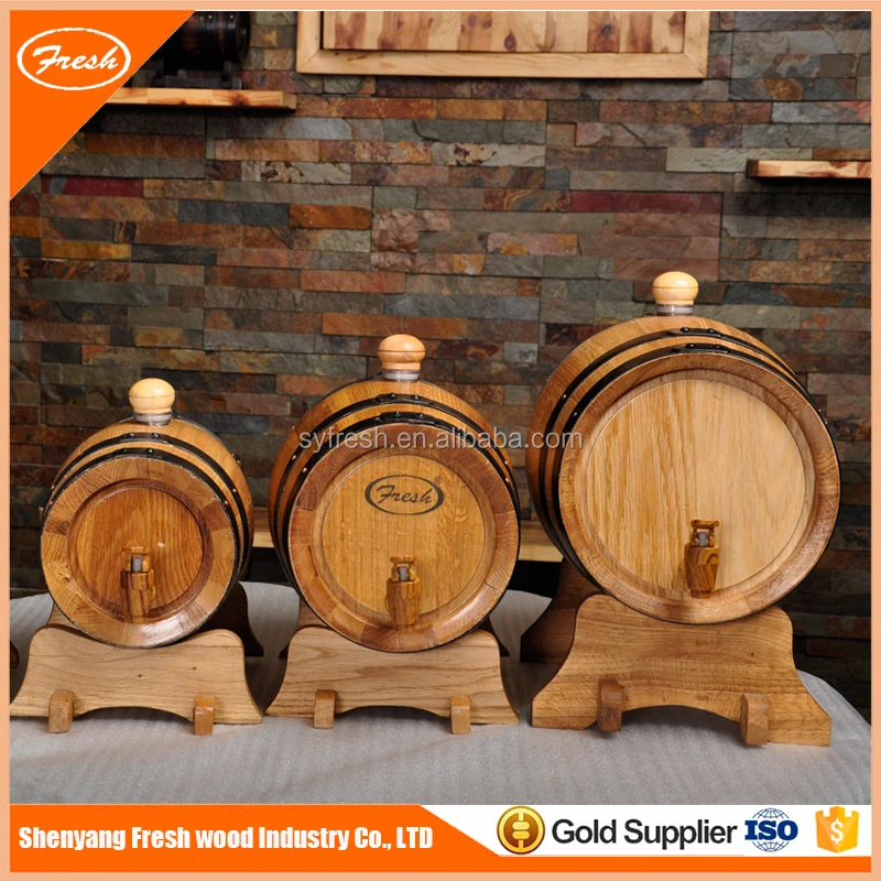 
5l Oak Beer Barrel Small Wooden Wine Barrel 
