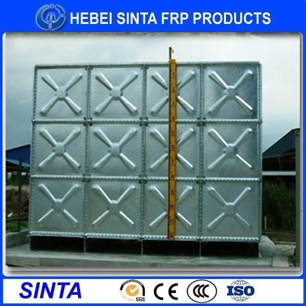 Лучший экономичным охраны окружающей среды оцинкованная резервуар для хранения воды используется в завод