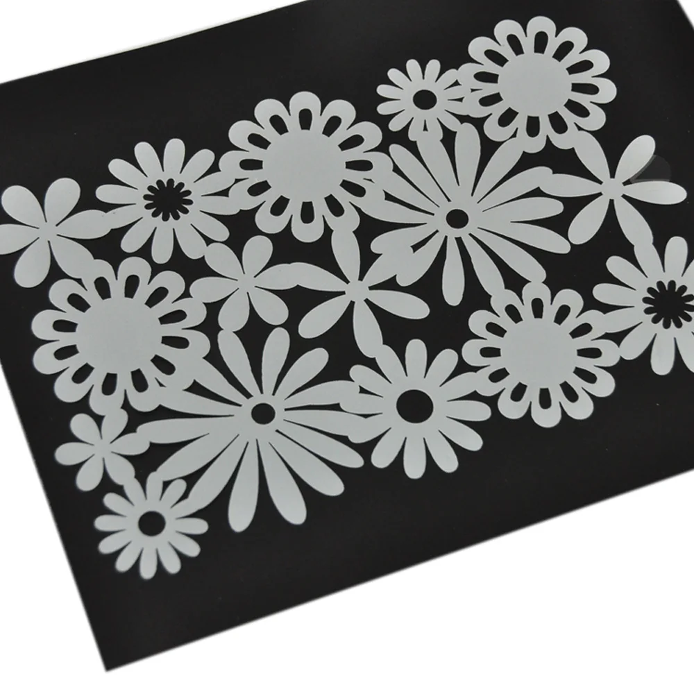 New design customized China white PP Wall Stencil