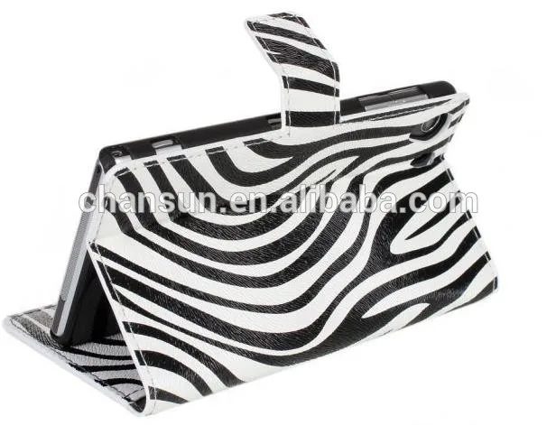 мода дизайн zebra печати новый кожаный чехол телефона для sony xperia z1 l39h