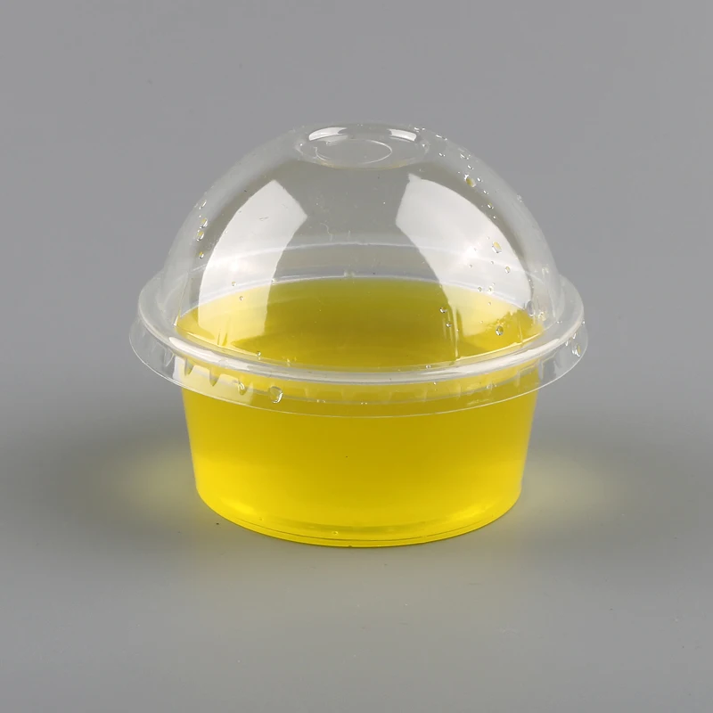 7 унций 200 мл прозрачная Одноразовая чашка из полипропилена для смузи йогурта супа мороженого с купольной