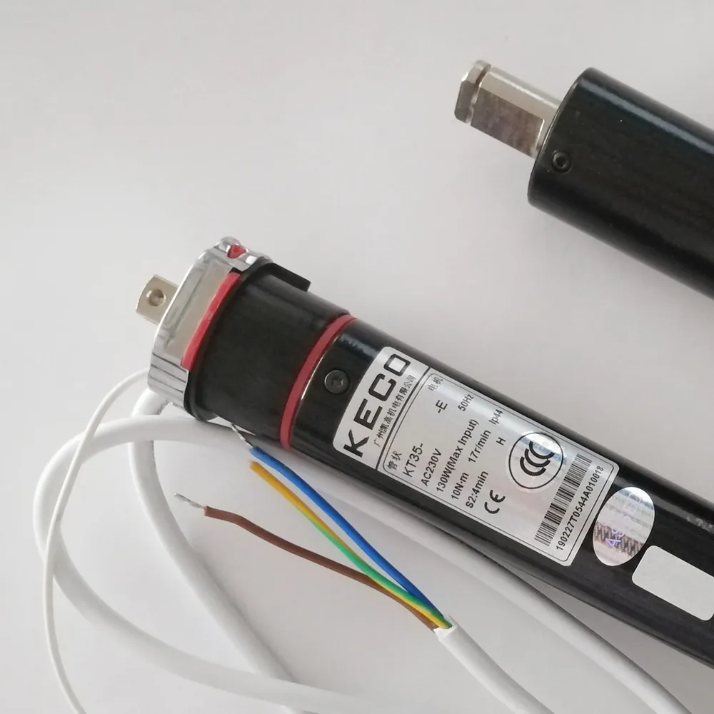 KECO 35mm AC tubular motor KT35-10/17-E with RF receiver used in electric roller blinds and motorized roller blinds