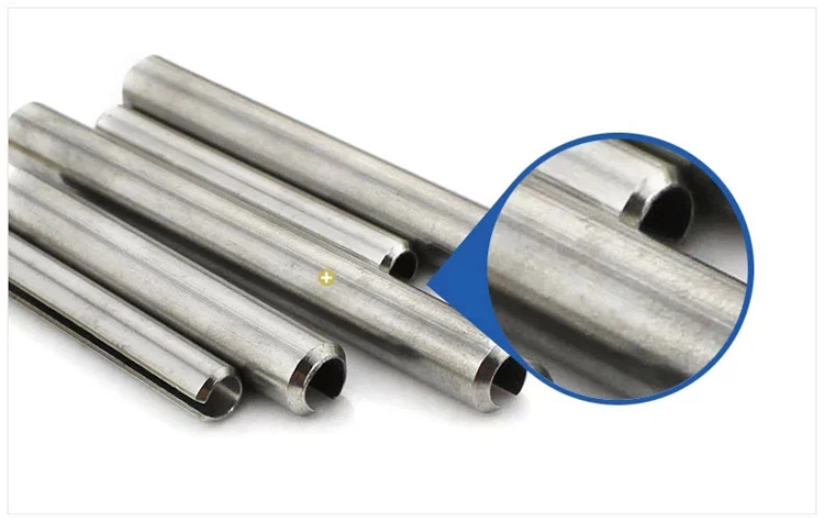 Stainless Steel Elastic Cylindrical Pin, locating pin, cotter, spring catch,M6,M8