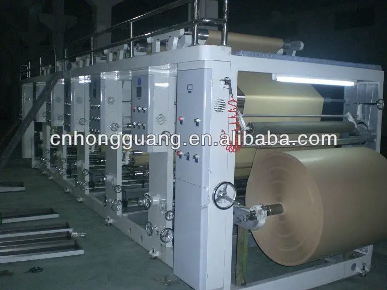 6 Color Paper Bag Rotogravure Printing Machine