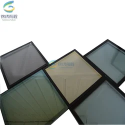 Hollow Insulated Building Facade Glass, Greenhouse Tempered Insulating Glass Panels, Double Glazing Glass
