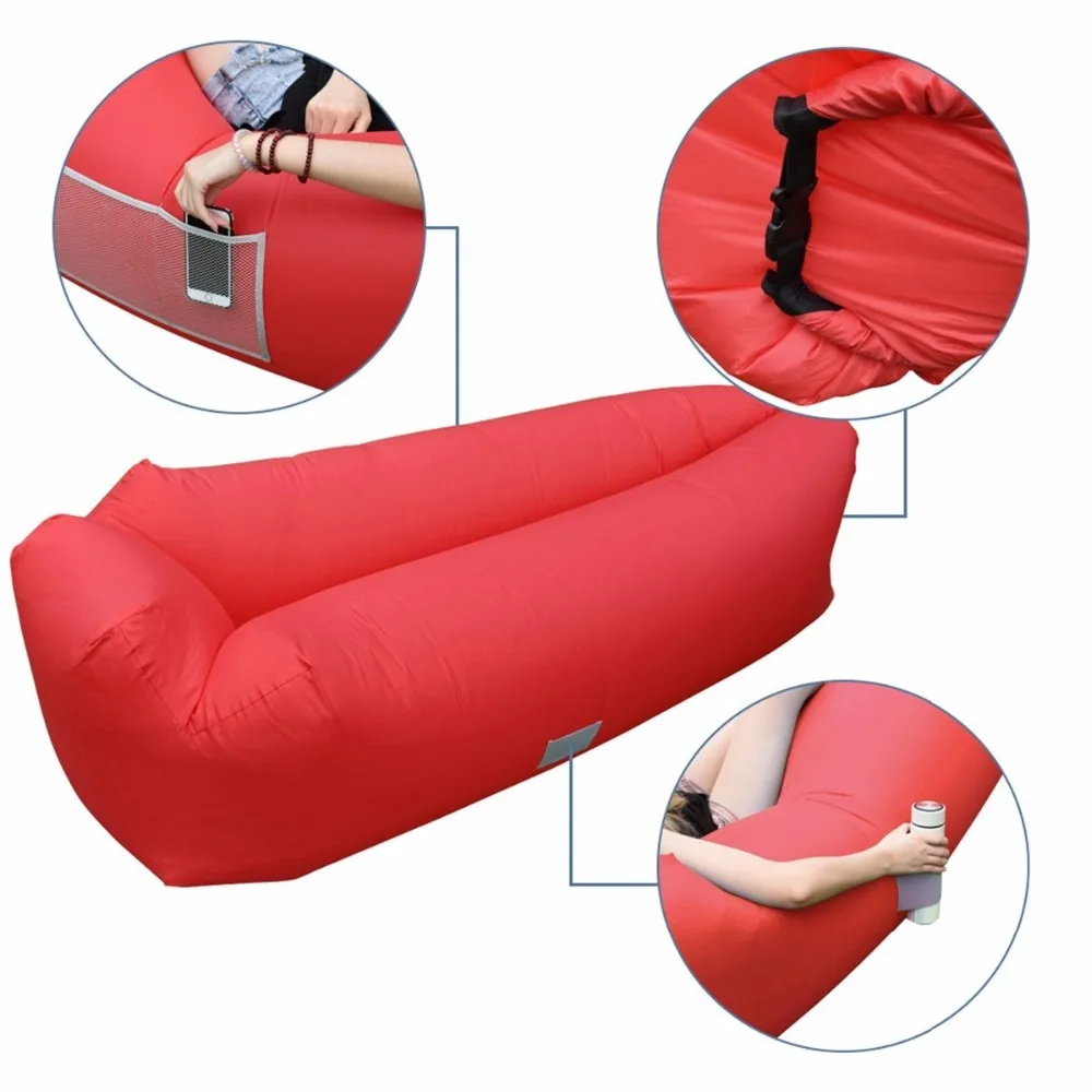 Amazon Лидер продаж новинка надувной пляжный диван воздушный лежак с