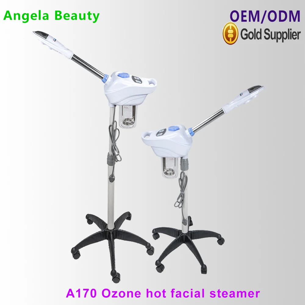 A170 New arrival nanotechnology ozone facial steamer hair spa steamers machine
